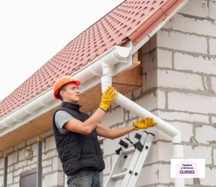 Colocación de Canalones en Peñaranda de Bracamonte, Salamanca
